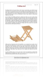 folding stool plans free