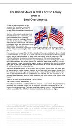 The United States is Still a British Colony PART II