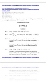 Electrical engineering solutions hambley